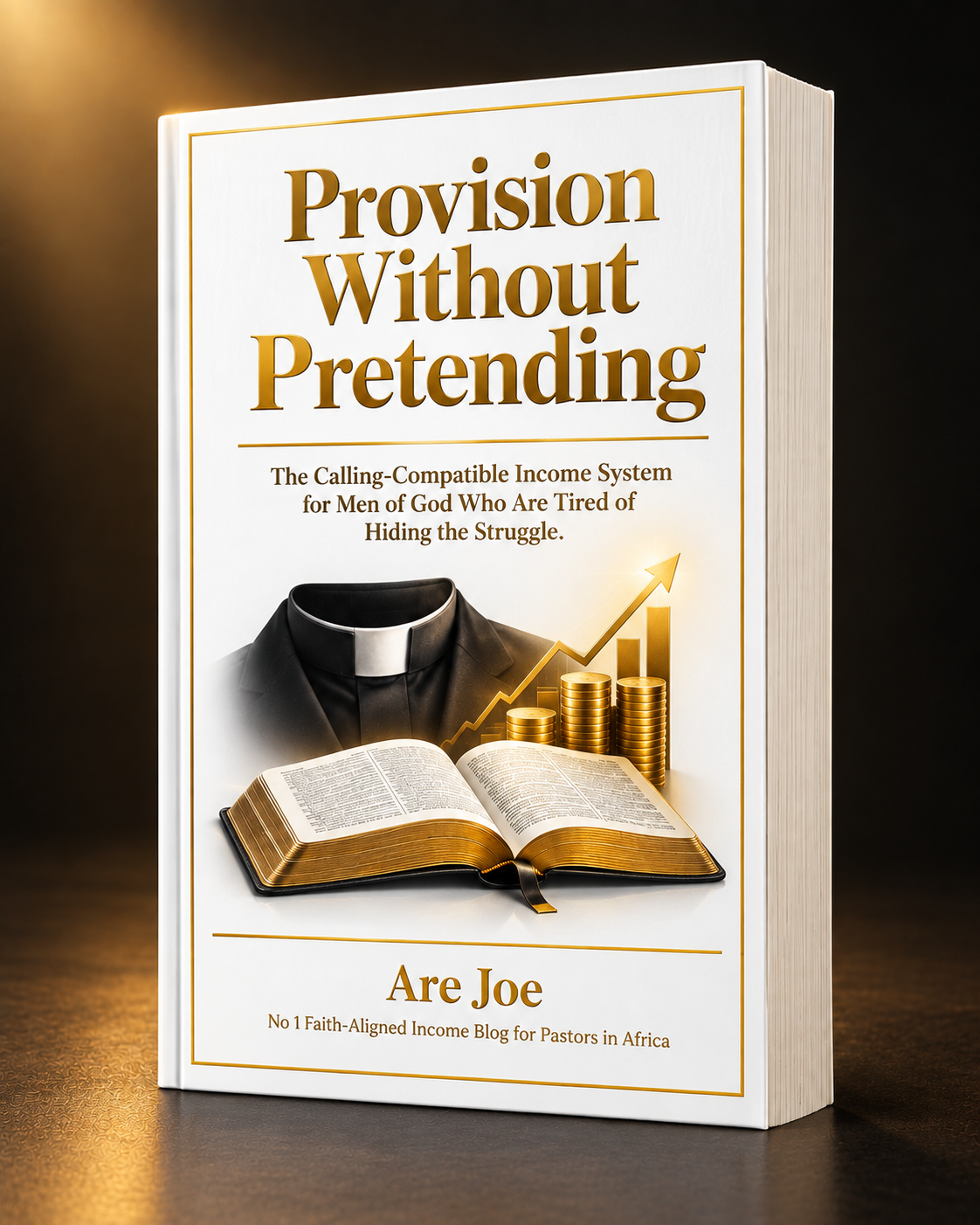 The Provision Without Pretending book cover: the calling-compatible income system for men of God who are tired of hiding the struggle